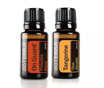 DoTERRA On Guard 15ml & Tangerine 15ml Duo Therapeutic EssentialOil Aromatherapy • $69.90