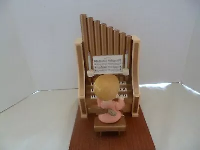 Vintage Plastic Angel Playing Organ Made In Hong Kong Music Box • $10