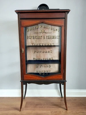 £320 • Buy Edwardian Glass Display Cabinet