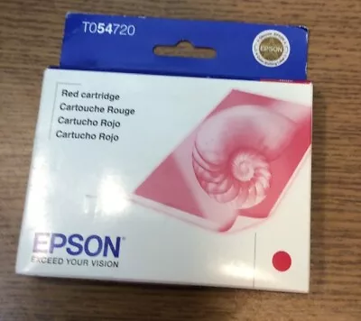 Epson T054720 Genuine Sealed In Bag Epson Red Ink For R800 R1800 New Expired • $9.99