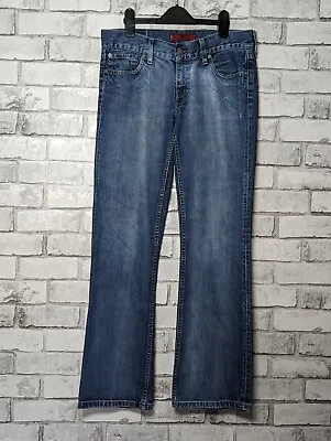 Levis 557  Eve  Women's Square Cut Straight Jeans Blue. Size W30 X L32  • £19.99