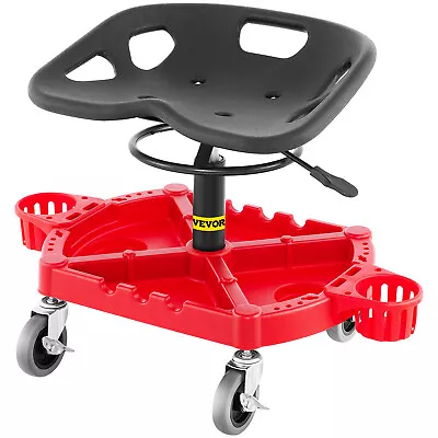 VEVOR Rolling Shop Stool 300LBS Garage Stool Detailing Creeper Mechanic Seat • $66.99