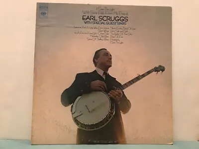 EARL SCRUGGS (w/ L RONSTADT & V CLEMENTS)  I Saw The Light  LP 1st 1972  NM- WAX • $9.99