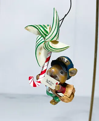 ENESCO 1990 MERRY MAILMAN Christmas Ornament W/Box • $14.99