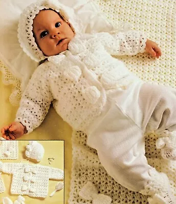 0926 Baby's Outfit 6 Months Sport - Vintage Knitting Pattern Reprint • £3.49