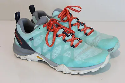 Merrell Women's Siren 3 Waterproof Hiking Shoe Bleached Aqua US Size 7.5 • $29.99