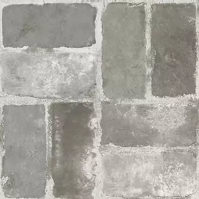 Virgin Vinyl Grey FP3294 Harvard Brick Grey Peel & Stick Floor Tiles Flooring  • $19.03