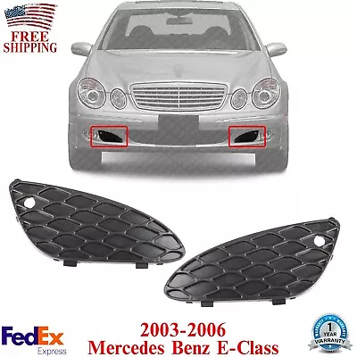 Front Fog Light Covers Left & Right Side For 2003-2006 Mercedes Benz E-Class • $17.45