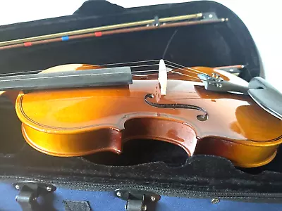 Violin W/ 2 Bows + Padded Case 23  X 14  EUC Ready To Play • $35