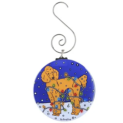 £8.84 • Buy Apricot Poodle Christmas Lights Ornament Dog Gift Collectible Accessories