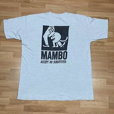 Vintage Mambo Shirt XXLarge 90s Accept No Substitution Haring Inspired Art Tee • $29.98