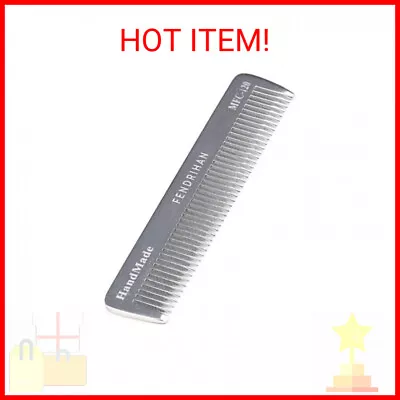 Fendrihan Small 4.6  Sturdy Metal Fine Tooth Barber Pocket Grooming Comb • $17.25