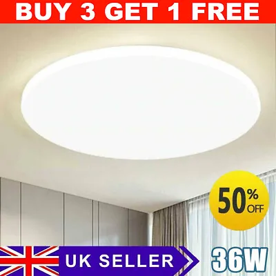 LED Ceiling Light Panel Down Lights Bathroom Kitchen Living Room Wall Lamp NEW • £6.29