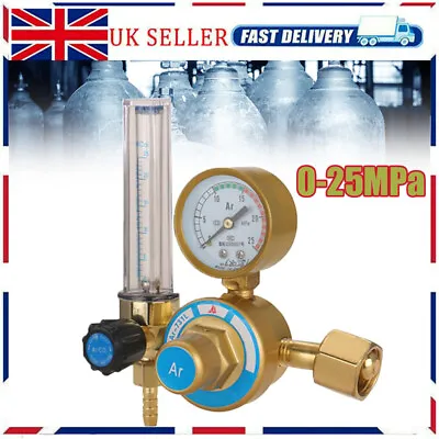 0-25Mpa Argon CO2 Mig Tig Flow Meter Gas Regulator Welding Gas Gauge Welder Kit • £19.44