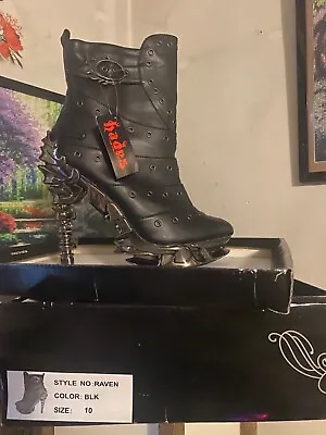 Hades Raven Boots Size 10 Women  • $110