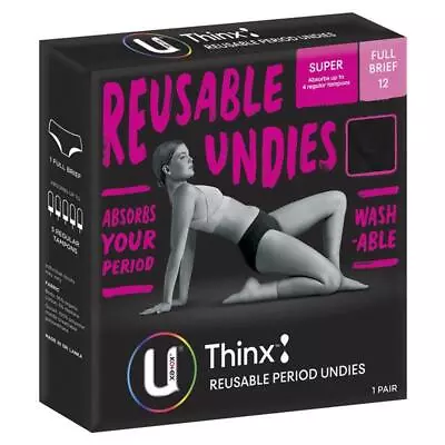 U By Kotex Briefs Super Size 12 • $14.89