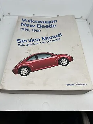 Volkswagen New Beetle 1998 1999 : Service Manual 2.0L Gasoline 1.9L Tdi Di • $34.99