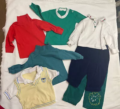 Vintage Lot Of 10 And 12 Month Clothes - 7 Pcs Health-Tec Carter’s Unbranded • $19.99