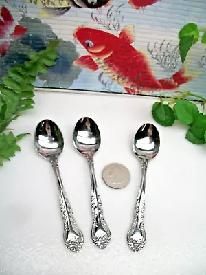 3  Oneida Northland   MADISON HOUSE    Stainless Steel  Demitasse Coffee Spoons • $19.98