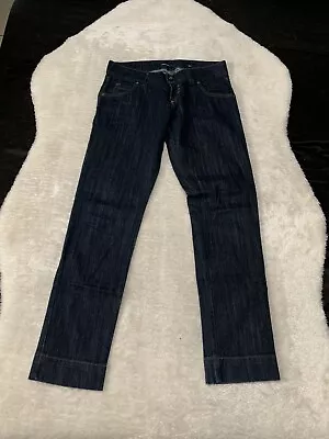 Miss Sixty Jeans 27x32 Binky Blue Denim Straight Slim Leg Stretch Y2K Retro  • $29.99