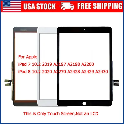 Touch Screen Digitizer Replacement ±Home Button For IPad 8 8th Gen 10.2  2020 • $12.79