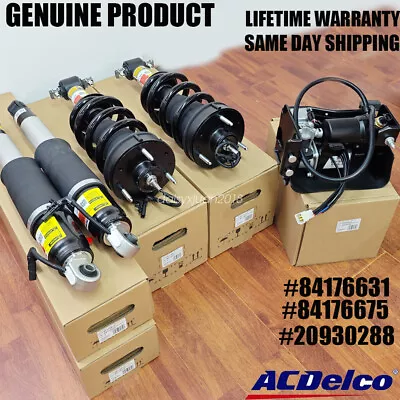 $999.99 • Buy OEM Front+Rear Shock & Air Suspension Pump 15-20 Escalade Suburban Tahoe Yukon