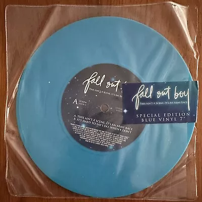 Fall Out Boy - This Ain't A Scene It's An Arms Race - 7” Special Edition (Blue) • £99.99