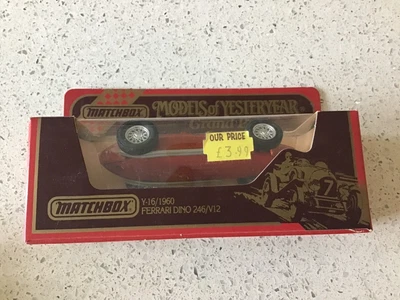 £3.99 • Buy Vintage Matchbox MOY BOXED MINT Y-16 Ferrari Dino Racing Car