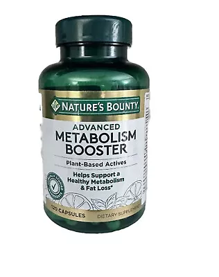 Nature's Bounty Advanced Metabolism Booster 120 Caps Exp: 09/2025 • $17.99