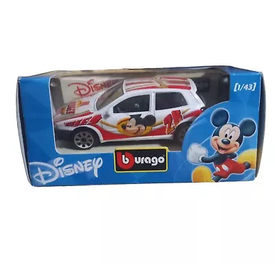 Mickey Mouse Racing #28 Burago Disney Collection Childrens Toy Cars  • £10.99