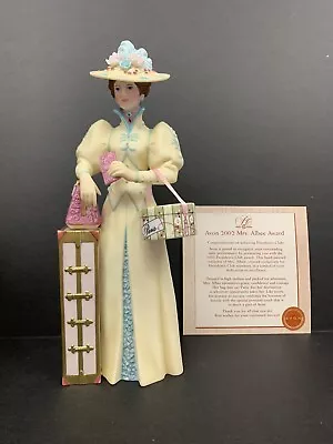 Vintage 2002 Avon President's Club Mrs. Albee Porcelain Figurine W/Box • $19.99