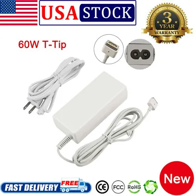 60W T-tip AC Charger Power Adapter For Apple MacBook Pro 13  15  17 A1181 A1185  • $13.49