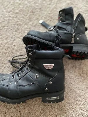 Men's Milwaukee Ranger Size 13 D Motorcycle Boots Zipper Laces New Hiker Style • $75