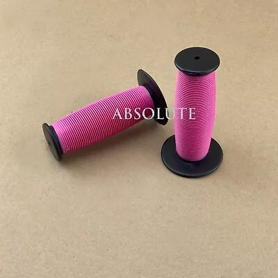 Old School Black/pink Bmx 2tone Mushroom Grips Vintage Cruiser Bicycle Handlebar • $9.98