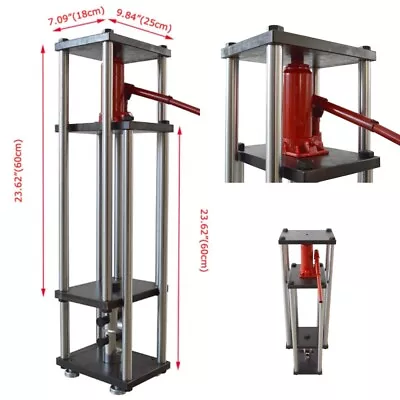 5T Hydraulic High Load Tension&Compression Tester Manual Tension Test Rack • $907.10