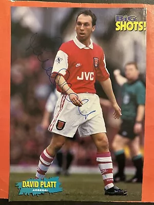 David Platt - Arsenal Fc Signed Picture  • £9.99