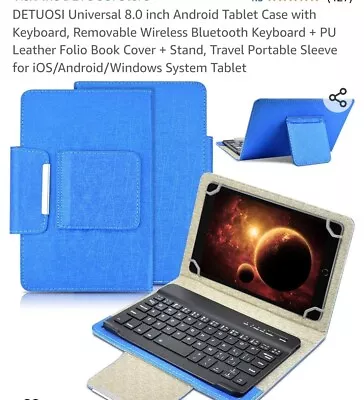 Universal 8-8.7  Inch Tablet Case With Magnetic Keyboard • $4