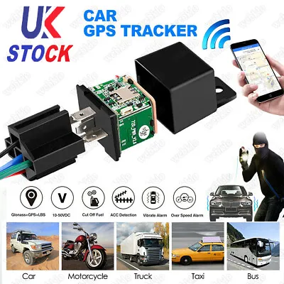 £16.99 • Buy NEW Car GPS Tracker Spy Locator GSM GPRS Real Time Tracking Truck Vehicle Device