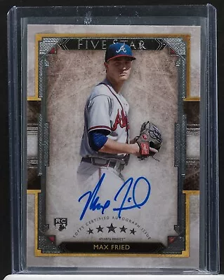 Max Fried 2018 Topps Five Star Rookie ON CARD RC Auto Braves GW123 • $6.50