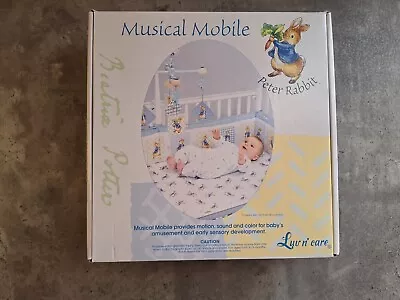 Peter Rabbit Musical Mobile Nursey Crib Soft Newborn Babies Beatrice  Luv N Care • $25