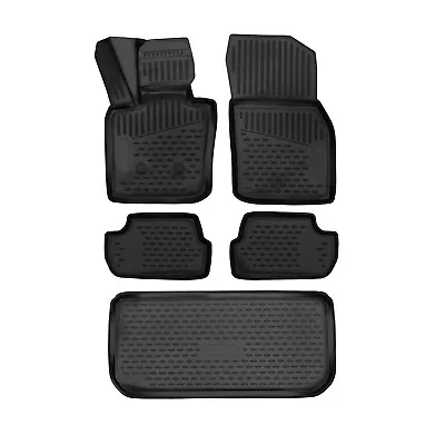 Custom Floor Mats & Cargo Liners For Mini Cooper Hardtop 2014-2023 Black 5 Pcs • $129.90