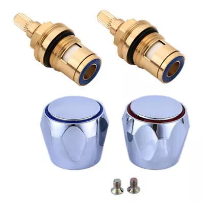  Faucet Handle Replacement Cold Tap Valves Shower Handles Bathroom Parts Tub • £7.99