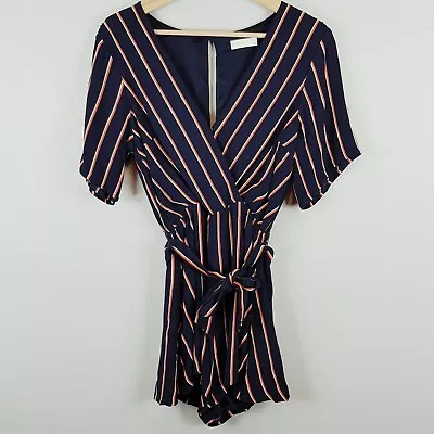 KOOKAI Womens Size 36 Or 8 / US 4 Striped Print Playsuit • $55