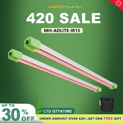 Mars Hydro Adlite UV IR 15 30 55 LED Grow Light Bar For Plant • $55.99