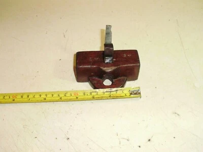 Unusual 4  Hardwood Old Womans Tooth Router Plane With 3/8  Iron • £9.99