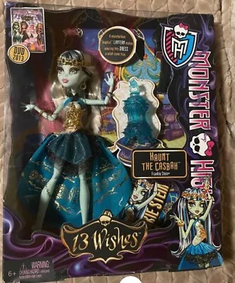 Monster High Frankie Stein 13 Wishes (Original Release-May 2013) NIB • $128