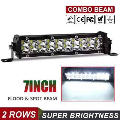 7  Inch  Led Work Light Bar Flood Offroad Atv Fog Truck Lamp 4wd 12v 6  8'' 10'' • $19.98