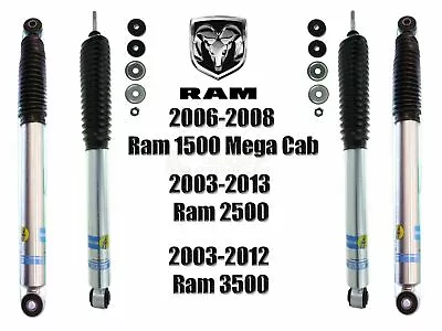 Bilstein B8 Front&Rear Shocks 5100 For 03-13 2500/3500 4WD Trucks 06-08 Ram 1500 • $363.82