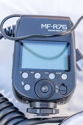 £35.56 • Buy Godox MF-R76 Macro Ring Flash LED Light  Close Up Speedlite For Camera DSLR UK