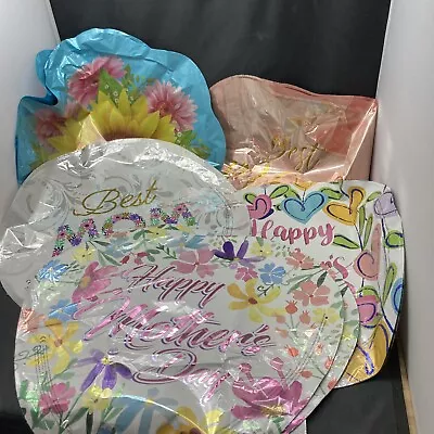 Mother's Day Balloons-10 Piece Vibrant Foil Balloons W/Ribbons-18 Inches • $8.90